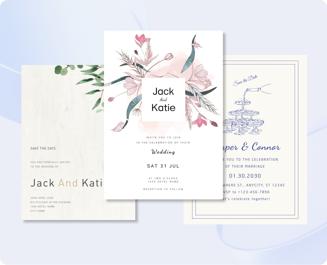 Image Generation for Wedding Invite