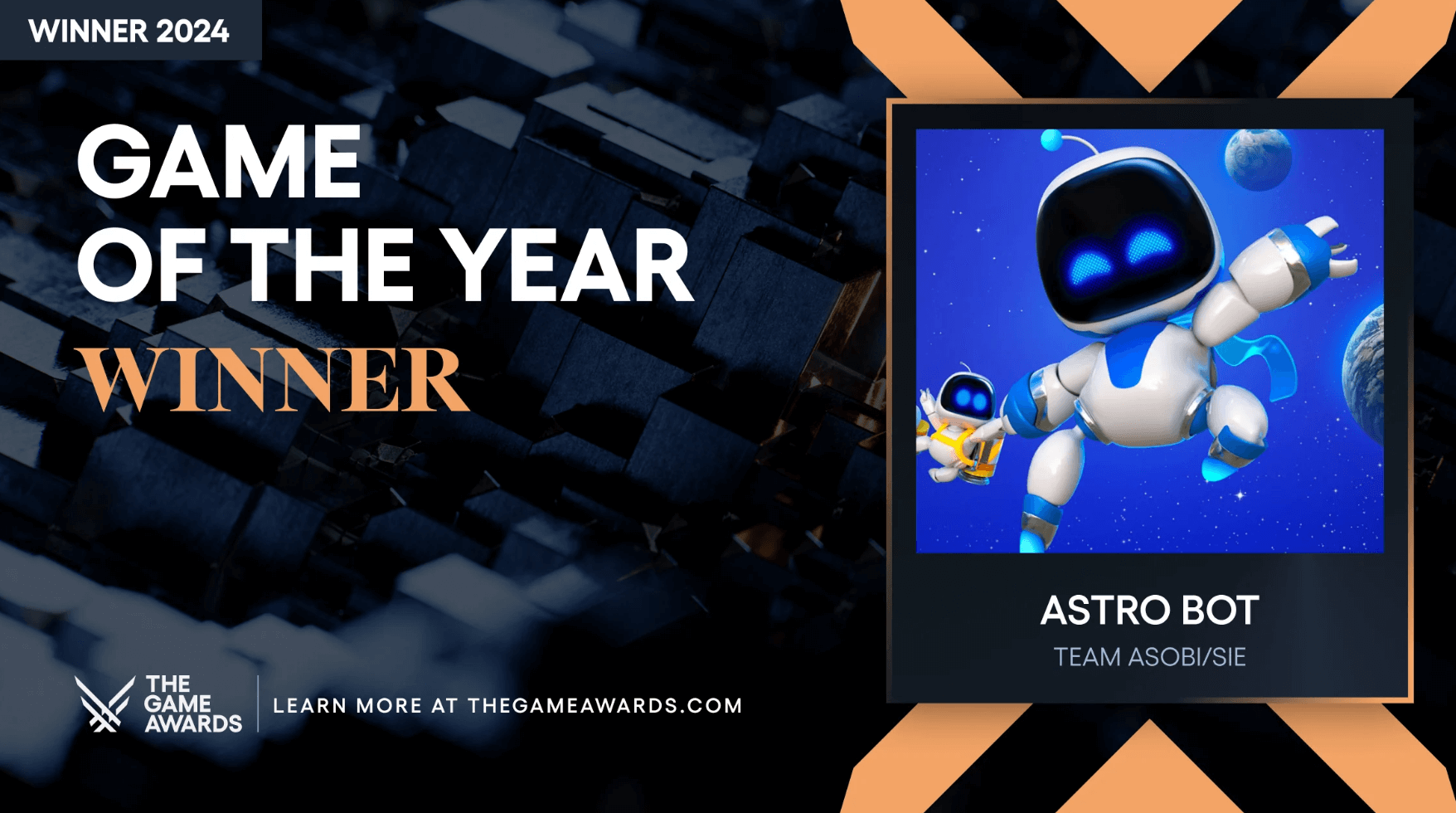 Game of the Year, Best Action Direction and Family: Astro Bot