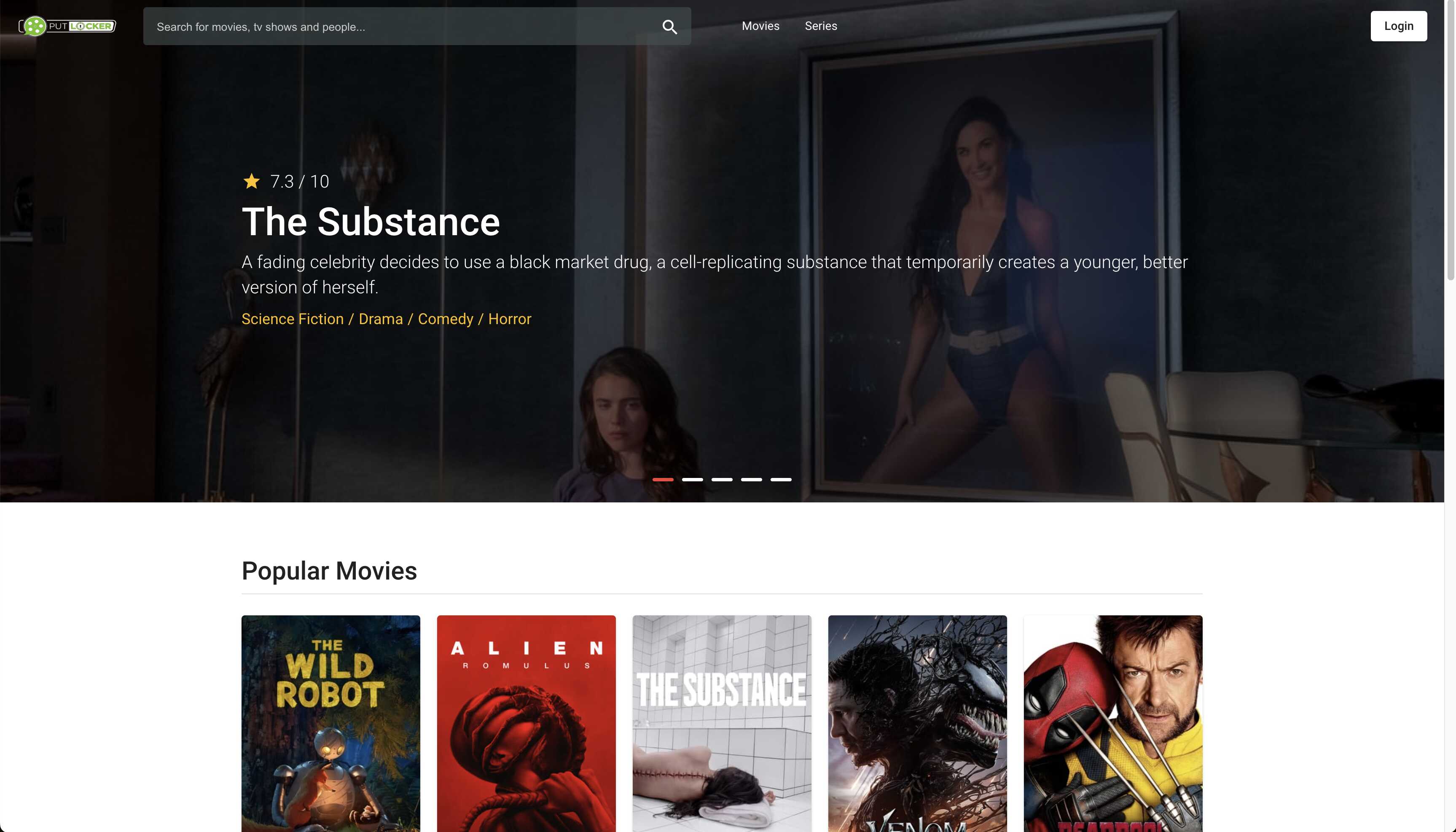 Top 10 Free 123Movies Alternatives

1. Putlocker - A popular movie and TV show streaming site with a large library of popular titles.