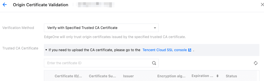 Custom Origin-pull Certificate Verification Method: Enhancing Origin Connection Reliability
