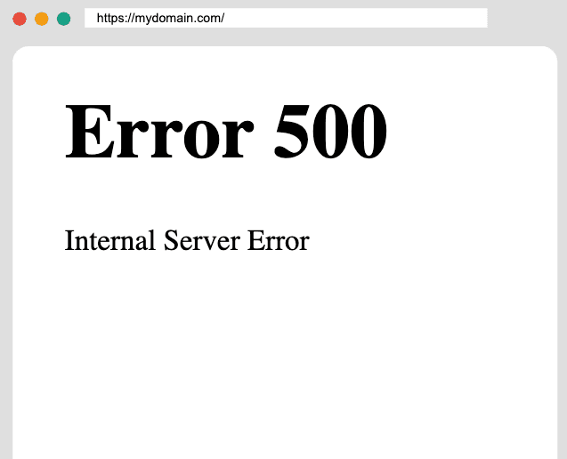 500 Internal Server Error