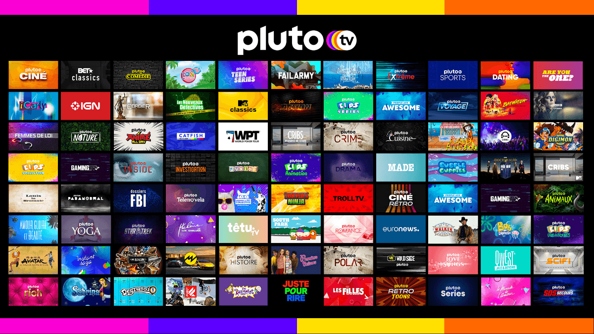 Pluto TV Image Alt Text:

Pluto TV offers a comprehensive selection of on-demand and live TV channels, including movies, series, sports, comedy