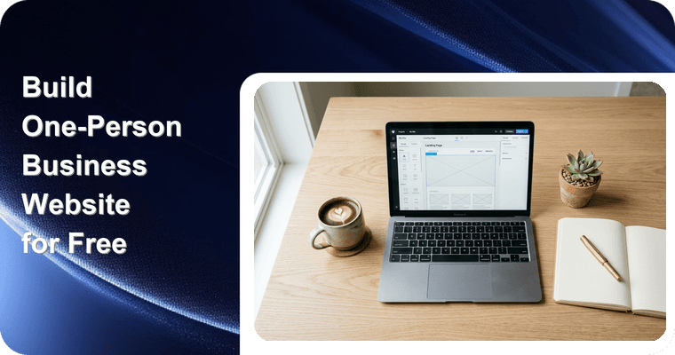 How to Build a One-Person Business Website for Free in 2026