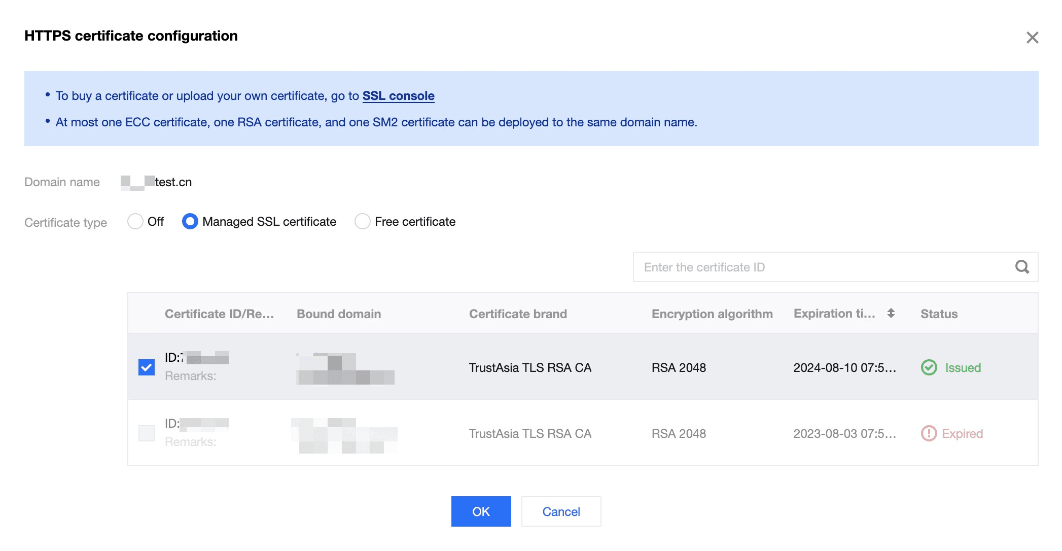 https certificate configuration