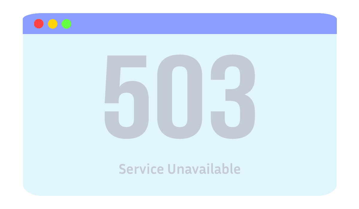 503 error service unavailable