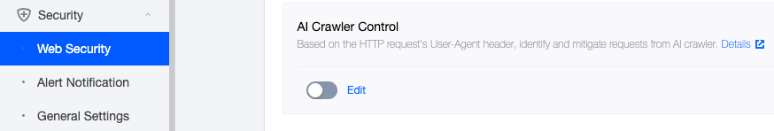 AI Crawler Control for Content Protection